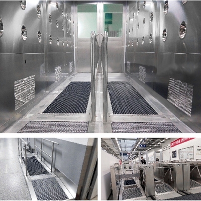 Machine de nettoyage unique de chaussure automatique de GCC pour le Cleanroom de l'industrie alimentaire