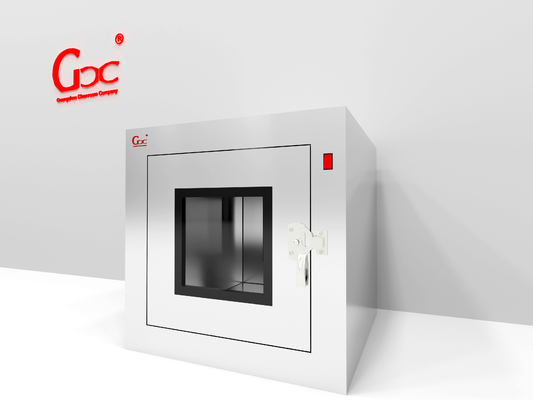 Boîte de passage en acier inoxydable pour le transfert de matériel de salle blanche
