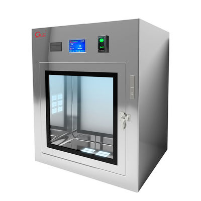 Chambre blanche électrostatique à verrouillage en acier inoxydable fenêtre de transmission lumineuse au xénon / boîte d'accès