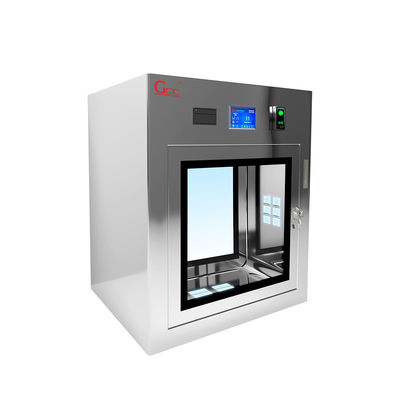 Chambre blanche électrostatique à verrouillage en acier inoxydable fenêtre de transmission lumineuse au xénon / boîte d'accès