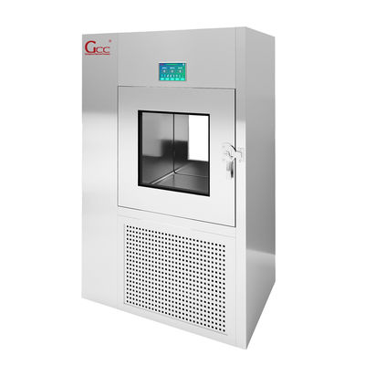 Fenêtre de transfert en acier inoxydable de laboratoire à haut rendement / boîte de passage de salle blanche / boîte de transfert de douche à air