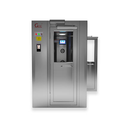 Flux d'air automatique manuel adapté aux besoins du client de douche d'air de Cleanroom divisant la cabine