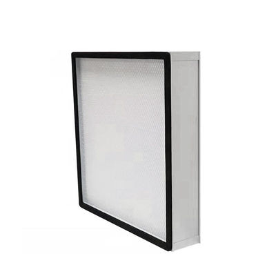 Sac de fibre de verre de filtre à air de Cleanroom de HEPA H13 avec le cadre en aluminium
