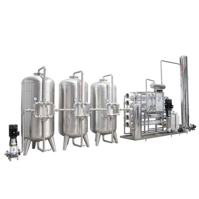 Équipement pur de traitement de l'eau d'osmose d'inversion 250LPH pour l'hôtel
