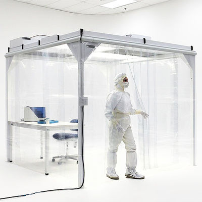 Systèmes modulaires simples de Cleanroom de 220V 50HZ avec l'anti rideau statique