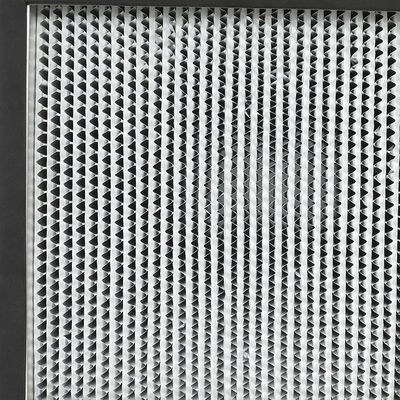 Filtre résistant à la chaleur H14 de Hepa de rendement élevé de 1500m3/h 14.38m2