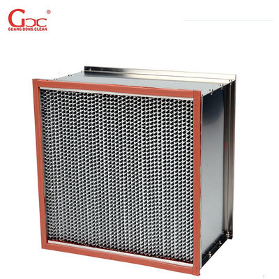 filtre à hautes températures de 250m3/H 400degree H14 Hepa avec le déflecteur