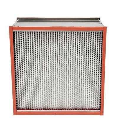 filtre à hautes températures de 250m3/H 400degree H14 Hepa avec le déflecteur