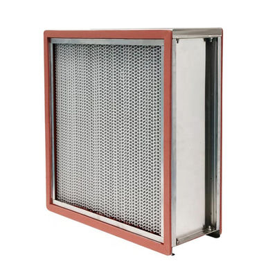 filtre à hautes températures de 250m3/H 400degree H14 Hepa avec le déflecteur