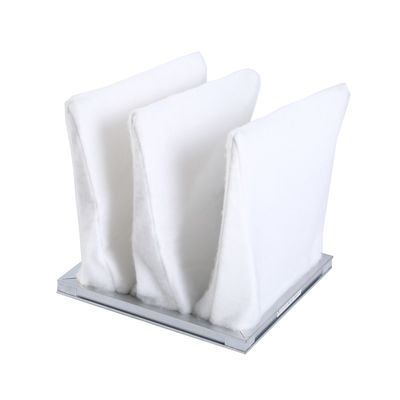 Filtre à air de Cleanroom de l'efficacité F5, filtre à air synthétique de la poche 1000m3/h