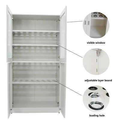 La couleur a laminé à froid l'équipement en acier de pièce de laboratoire de meubles de rangement de laboratoire