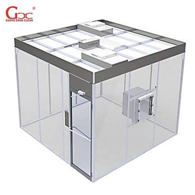Cleanroom en acier de construction préfabriquée de la classe 10 du cadre ISO4 de profil/pièce propre aseptique