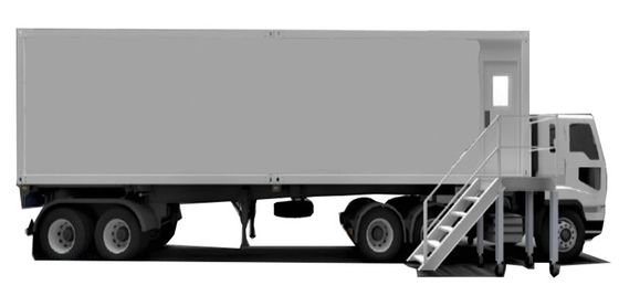 Pièce propre montée sur véhicule d'ACP/remorque simple de pièce propre de mobile de cabine