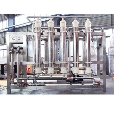 Équipement pur de traitement de l'eau d'osmose d'inversion 250LPH pour l'hôtel