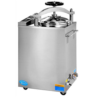 Stérilisateur vertical d'autoclave à vapeur de pression d'acier inoxydable pour le laboratoire