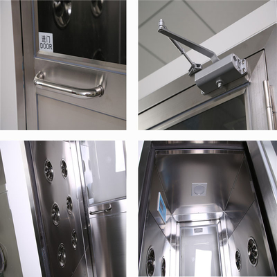 Douche d'air inoxydable en acier portative du Cleanroom 2800m/h