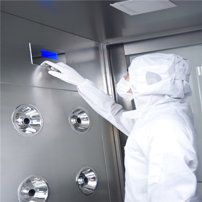 Douche d'air inoxydable en acier portative du Cleanroom 2800m/h
