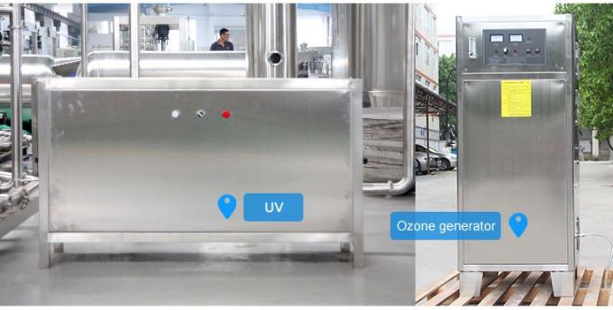 Équipement pur de traitement de l'eau d'osmose d'inversion 250LPH pour l'hôtel 2